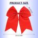 Shop 2 Pieces Large Red Loop Hair Ties - Perfect Cheerleader Hair Accessories for Women & Girls - Ideal for Christmas Parties - Buy Online on GoSupps.com