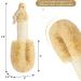 Dry Skin Brushing Body Brushes - Natural Bristle Sisal Brush for Lymphatic Drainage and Exfoliation. Improve Blood Circulation, Prevent Ingrown Hairs. Perfect for Bath and Shower - Buy Online on GoSupps.com
