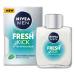 NIVEA MEN FRESH KICK After Shave Balm Refreshing After Shave Lotion Men's Skin Care After Shave Balm with Mint and Cactus Water (3.38 FL OZ) Fresh Mint 6.76 Fl Oz (Pack of 1)