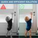 Improved Childproof Door Lever Lock (2 Pack) Tinabless Prevents Toddlers From Opening Doors Durable ABS with 3M Adhesive Backing Simple Install No Tools Needed (White 2) White Door Lever Locks - Buy Online on GoSupps.com