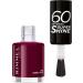 Rimmel 60 Seconds Super Shine Colour Block Nail Polish - Ultra Shine and Long Lasting - Quick Drying 712 Berry Pop 8 ml (Pack of 1) - Buy Online on GoSupps.com
