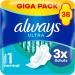 Always Ultra binding ladies size.1 normal (38 women tapes with wings) giga pack thin and super absorbent odor -neutralizing and outlet protection 38 pieces (1 Pack) New
