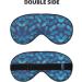 Blue Pineapple Print Unisex Sleep Eye Mask | Soft Travel Eye Shade for Yoga & Shift Work - Buy Online on GoSupps.com