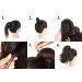 CJL HAIR Claw Clip Drawstring Ponytail Hair Extension Short Black Brown Wavy Curly Afro Fake Faux Synthetic Heat Resistant Fiber Hairpiece for Women Girls Kids 12 Inch (Pack of 1) Black Brown - Buy Online on GoSupps.com