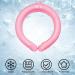 Wearable Cooling Neck Wrap | Cool Sleeping Pad Neck Wrap Reusable Outdoor Pillow Ice Tube Sleeping Pad Mat for Cooling in Xiaoguozi Pink - Buy Online on GoSupps.com