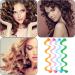 64 Pcs 50cm Wave Hair Curlers Magic Styling Kit Water Ripple Spiral Curls No Heat Rollers 2 Hooks Dividers Formers For Women Lady Long Hair Diy Curler With Hook 1 count (Pack of 1) Multi - Buy Online on GoSupps.com