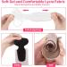 Heel Cushion Gel Self-Adhesive with Arch Support - 6 PCS Silicone Heel Pads for Slip-Proof Shoe Protection | Comfortable Flannel & Transparent Design for Better Fit - Buy Online on GoSupps.com