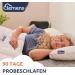 Clemens Daunkissen 2 Set 40x80 cm - Medium-Proof Down Pillows | 85% European Feathers | Ideal for Back & Side Sleepers | Made in Germany - Buy Online on GoSupps.com