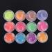 Fluorescence Nail Powder - 12 Box Neon Acrylic Glitter for Stunning Nail Art Decoration | International Shipping Available - Buy Online on GoSupps.com