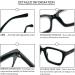 MMOWW Oversized Reading Glasses for Women - Anti Blue Light Square Frame (Black 3.0) - Buy Online on GoSupps.com