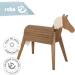 Roba Wooden Garden Horse - Vaulting Horse with Mane & Tail for Gymnastics & Riding - Solid Teak Construction - Buy Online on GoSupps.com