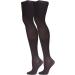 Truform Surgical Stockings - 18 mmHg Compression Thigh High for Men & Women Closed Toe Black - Large (Pack of 2 - Buy Online on GoSupps.com