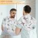 Beard Bib Apron for Men - Waterproof Hair Catcher Cape | Non-Stick Grooming Cloth with Dragonflies & Flowers - Buy Online on GoSupps.com