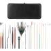 Stainless Steel Ear Wax Removal Tool Set - 23 Pieces Classic Black Ear Picking Kit for Men and Women - Convenient Storage Boxes - Comfortable and Effective - Buy Online on GoSupps.com