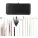 Ear Wax Removal Tool Ear Pick Sets Double Ended Ea Ear Pick SetsSpiral Ear Pick Sets Double Ended Ear Scoop Spoon Ear Care Supplies(23 classic black ear pick sets)