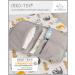 ULLENBOOM Diaper Bag - Waffle Uni Gray | EU Made Holds 3 Diapers & Accessories | Ideal Organizer for Strollers - International Shipping Available - Buy Online on GoSupps.com