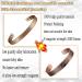 YINOX 16.5cm Tri-color Magnetic Copper Bracelet for Women - 8 Magnet Gift for Wife & Mother - Buy Online on GoSupps.com