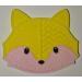 Silicone Brush Cleaner Make Up Brushes Cleaning Pad Style : Fox | Colour : Yellow