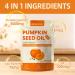 Pumpkin Seed Oil with Saw Palmetto, Vitamin D3 & K2 | 3000 mg Per Serving, Cold Pressed, Essential Fatty Acids & Phytosterols | Supports Healthy Hair, Bladder Comfort & Balance | 300 Non-GMO Softgels - Buy Online on GoSupps.com