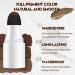 Eyebrow Stamp & Stencil Kit with Brushes - Long-lasting Waterproof Pomade in Dark Brown - Buy Online on GoSupps.com