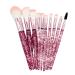 Set makeup shadow brush eye Portable set foundation brush brush 10PC Brush Eye Makeup(Color:Pink)(Pink One Size) Pink One Size