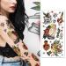 PUSNMI 120 260mm Classic Sailor Jerry Temporary Tattoo - Cool Skull Design for Halloween & Club - Long Lasting Body Art for Men and Women - Buy Online on GoSupps.com