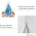 Juskys 40x60 cm Memory Foam Pillows - 2-Pack Breathable Washable Bed Pillows - White Comfort - Buy Online on GoSupps.com