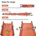 Portable Emergency Stretcher for Medical Patient Transport | Four-Fold Folding Stretcher with Handles & Carrying Bag - Buy Now! - Buy Online on GoSupps.com