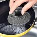 Stainless Steel Scrubber - Stainless Steel Scrubber Dish Brush Portable Metal Scrubber Pot Scrubbers for Iron Pots Barbecue Grills Black - Buy Online on GoSupps.com