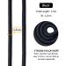 Aitodos 1.5m Strong Anti-Pull Dog Leash | Suitable for Small, Medium, and Large Dogs | Ideal for Training or Walking | Black - Buy Online on GoSupps.com