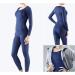 TSLA Women's Thermal Underwear Set - Soft Fleece Lined Long Johns - Winter Warm Base Layer Top & Bottom - Navy, Medium - Buy Online on GoSupps.com
