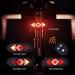 Wireless Remote Bike Tail Light w/ Turn Signals | USB Rechargeable & Waterproof Cycling Taillight for Night Safety - Buy Online on GoSupps.com