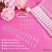 240 Pieces Short French Nail Tips nail tips for gel extensions nail extensions 15 Size Half Cover Matte Fake Nail Art Tips Artificial French Nail Extension Nail Tips for Gel - Buy Online on GoSupps.com
