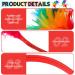 Colorful Feather Headband Fascinator Headbands Cosplay Hair Bands Carnival Party Headdress Rainbow Headband Feather Headdress Costume for Easter Day Wedding Halloween Party (Bright Color) - Buy Online on GoSupps.com