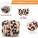 Leopard Print Spa Wristband Set for Athletes/Women/Girls - 8pcs Soft Coral Velvet Towels for Makeup/Sweat Absorption - Buy Online on GoSupps.com