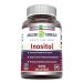 Amazing Formulas Inositol 500 mg 100 Capsules (Non-GMO, Gluten Free) - Supports Healthy Liver Function, Promotes Cellular Detoxification and Supports Membrane Function* 100 Count (Pack of 1)
