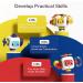 Top Bright Baby Motor Cubes | Montessori Activity Cube for 1+ Year Olds - Fine Motor Skills Learning Gift - Buy Online on GoSupps.com