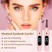 Heated Eyelash Curlers - Rechargeable Electric Lash Curler with Comb LED Display & 3 Temperature Settings for 24H Natural Curling - Ideal Makeup Tool for Women - Buy Online on GoSupps.com