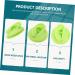 Healeved 2pcs Colored Earring Molds Teaching Aid - Green 3D Human Ear Model - Buy Online on GoSupps.com