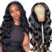 voguetrend hair 30 inch Body Wave Lace Front Wigs Human Pre-plucked 5x5 Closure With Baby 150% Density Glueless for Black Women Natural Color Soft 30 5X5 Body Wave Wig
