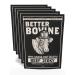 BETTER BOVINE Grass Fed Wagyu Beef Jerky Keto Paleo Low Carb High Protein Gluten Free Sugar Free Non-GMO Nitrate Free Preservative Free No Antibiotics No Added Hormones 26g Protein 0g Carbs 180 Calories Salt and Pepper 5 Pack