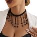 VSilay Lianxue Farming Fringe Half Call - Fashionable Water Drops Tquad Fans & Collarbone Chains for Women & Girls | International Shipping - Buy Online on GoSupps.com