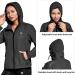 Fitst4 Sports Women's Lightweight Waterproof Bicycle Jacket Reflective Windbreaker for Running Hiking & Trekking Black M - Buy Online on GoSupps.com