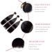 12 Inch Brazilian Virgin Human Hair Bundles - Natural Black (Pack of 3) - Buy Online on GoSupps.com