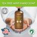 First Botany Tea Tree Mint Hand Soap - Natural Liquid Hand Soap with Peppermint, Jojoba & Coconut Oil - 16 oz - Buy Online on GoSupps.com
