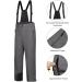 Mapamyumco Men's Waterproof Snow Ski Bib Pants - Windproof Heat-Insulating Mountaineering Gear (Gray) - Perfect for International Shipping - Buy Online on GoSupps.com