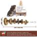 Organic Apple Wood Myive K Toy Tools - 3-Piece Small Animal Snack Toys for Rabbits Guinea Pigs Hamsters & Chinchillas | Natural Teeth Grinders - Buy Online on GoSupps.com