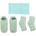 Qukaim Moisturizing Gel Socks Hydrating Gel Elbow Sleeve Moisturizing Gel Socks and Neck Wrap Sock Reusable Repairing Softening Cutin Green Blue - Buy Online on GoSupps.com