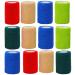 Breathable Self Adhesive Cohesive Bandage for Humans & Pets (Dogs Cats Birds) Sports Wrap Athletic Non Woven First Aid Medical Wrist Swelling (7.5 cm X 4.5 mtr Pack of 12)
