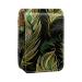 Lipstick Case Leather Lip Gloss Lipstick Organizer with Mirror Mini Lipstick Holder Bag Black Background Peacock Feather Q496s9vaiz